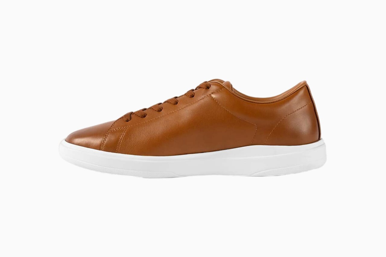 best men sneakers amberjack the low-top honey - Luxe Digital