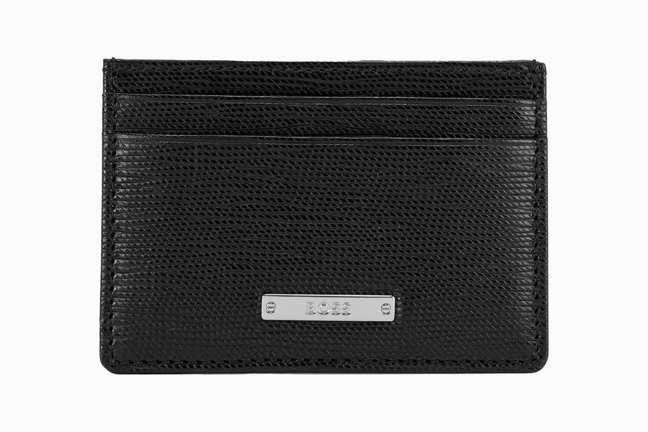 best minimalist wallets men hugo boss - Luxe Digital