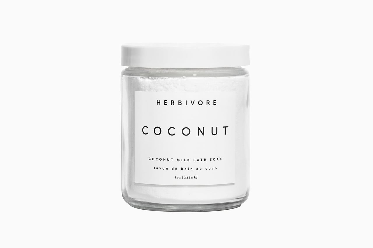 best natural organic beauty skincare herbivore botanicals coconut milk bath soak - Luxe Digital