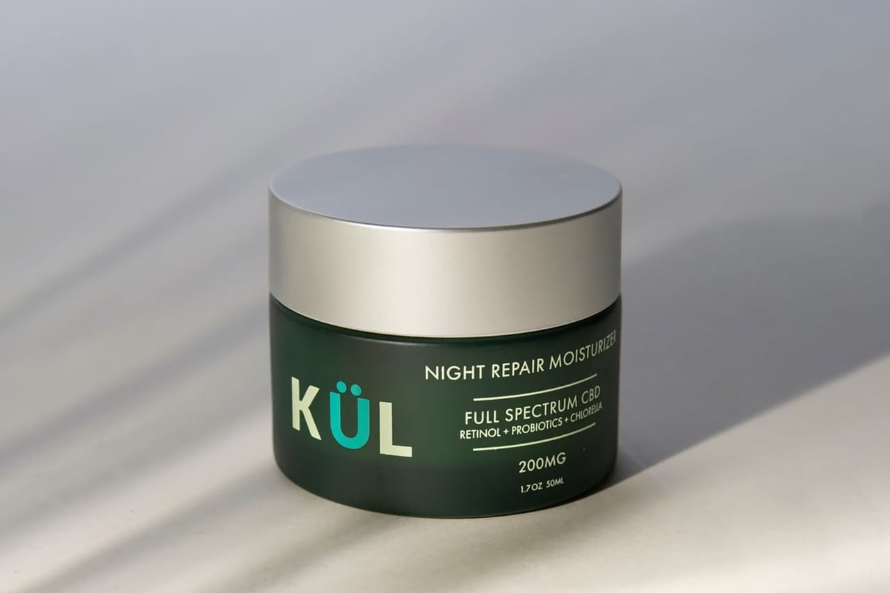 best natural organic beauty skincare kulcbd night repair moisturizer - Luxe Digital
