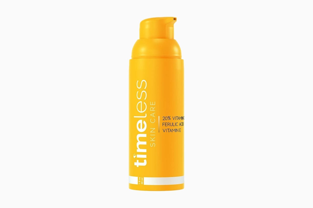 best natural organic beauty skincare timeless skin care vitamin c e ferulic acid serum - Luxe Digital