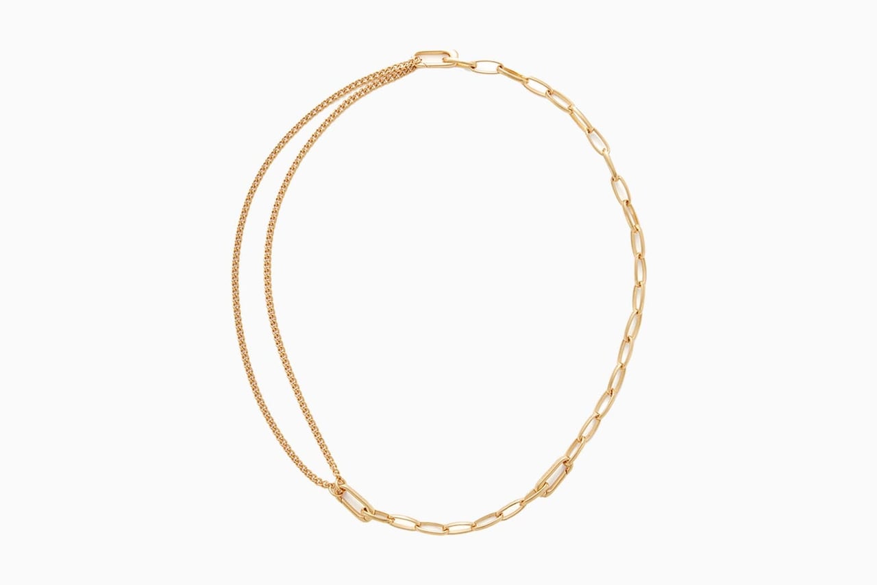 best necklaces women cuyana double chain necklace review - Luxe Digital
