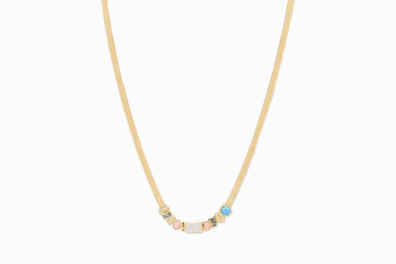 best necklaces women gorjana venice gem necklace review - Luxe Digital