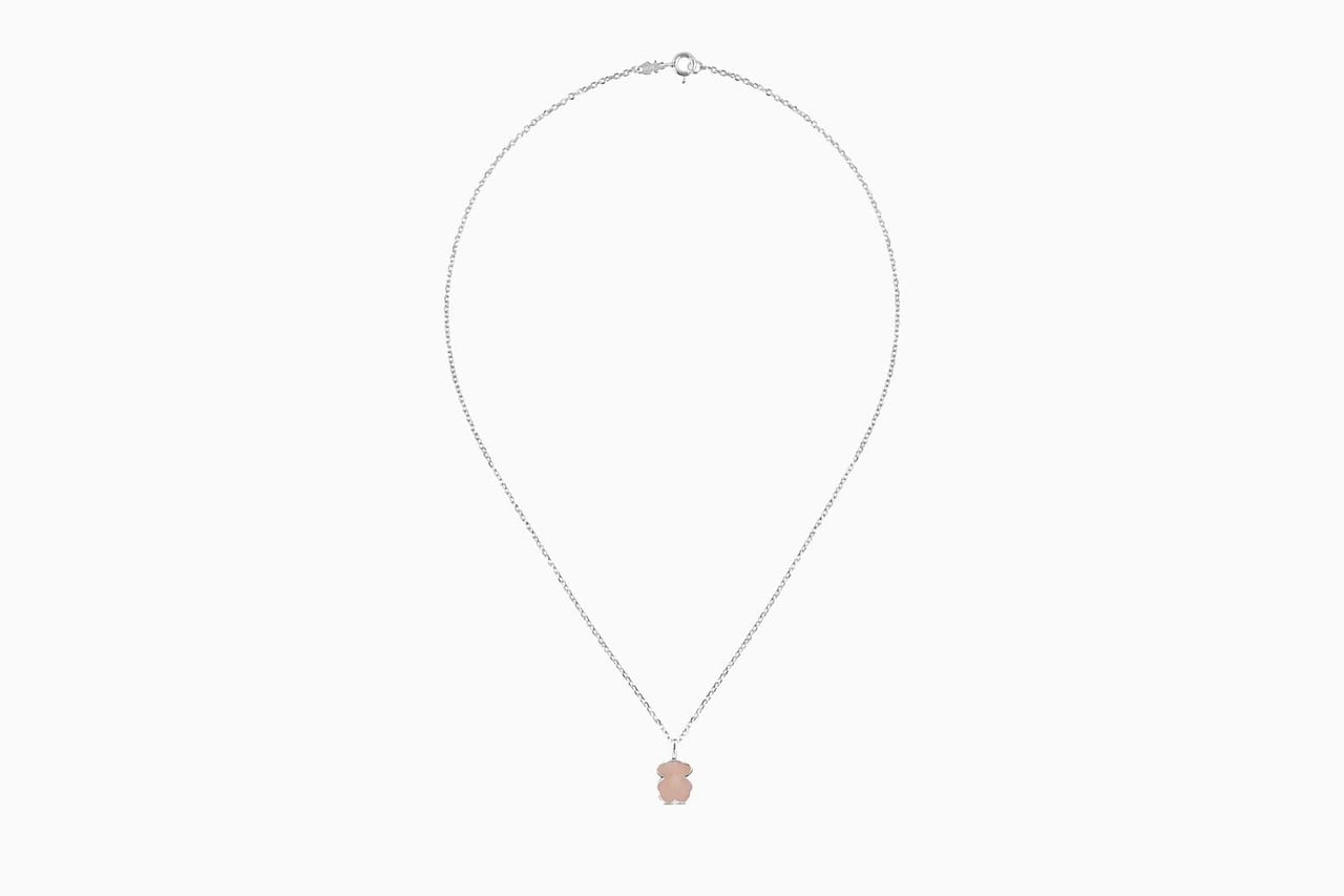 best necklaces women tous faceted rose quartz necklace review - Luxe Digital