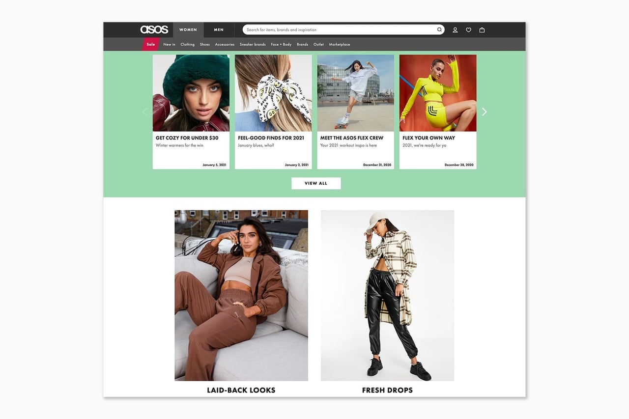 best online shopping sites women ASOS - Luxe Digital
