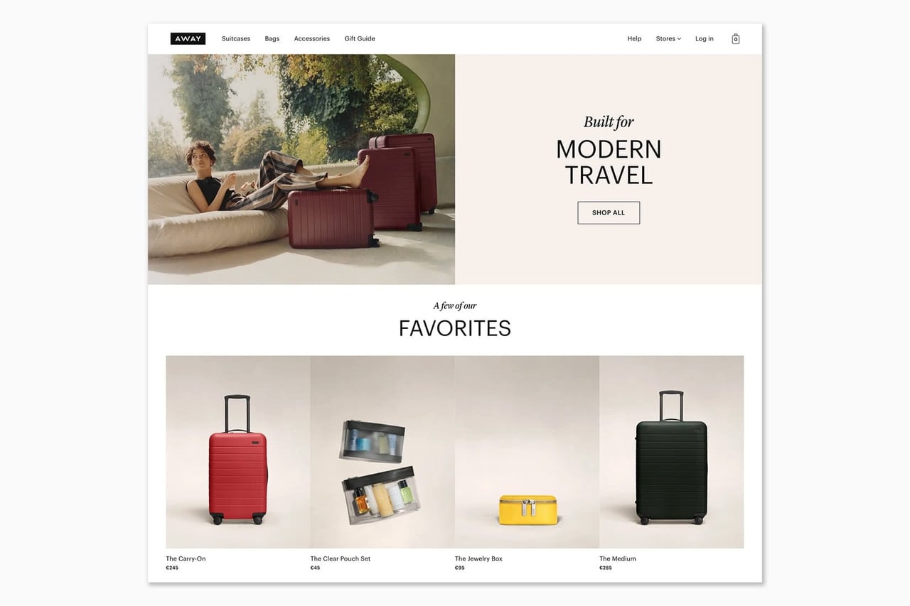 best online shopping sites women Away - Luxe Digital