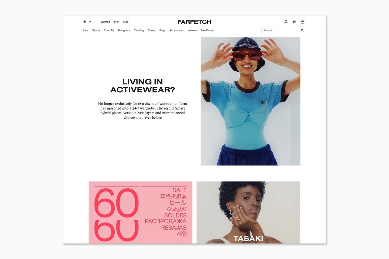 best online shopping sites women FARFETCH - Luxe Digital