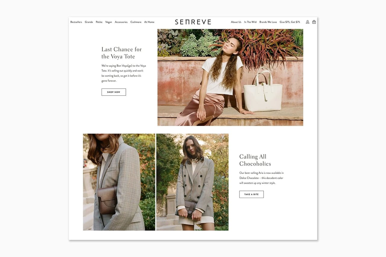 best online shopping sites women senreve - Luxe Digital