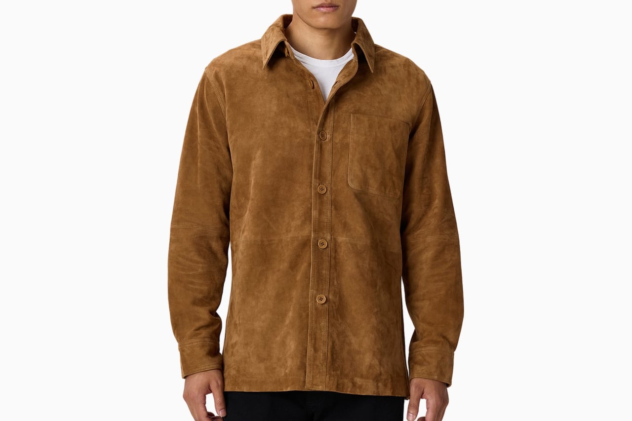 best overshirts men quince suede overshirt review - Luxe Digital