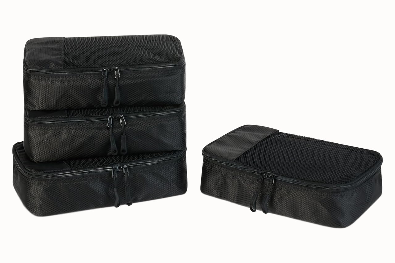 best packing cubes amazon essentials four-piece set - Luxe Digital