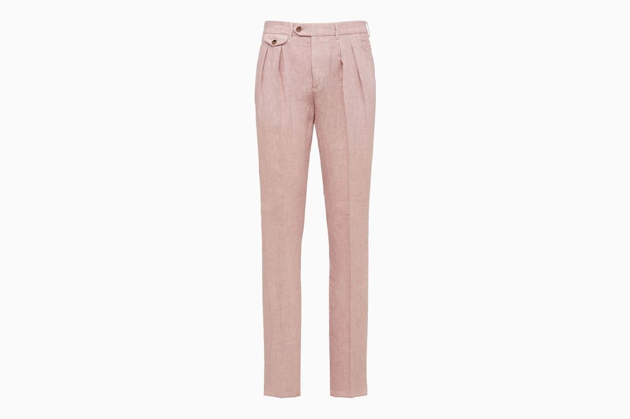 best pants men lardini pleated pants review - Luxe Digital
