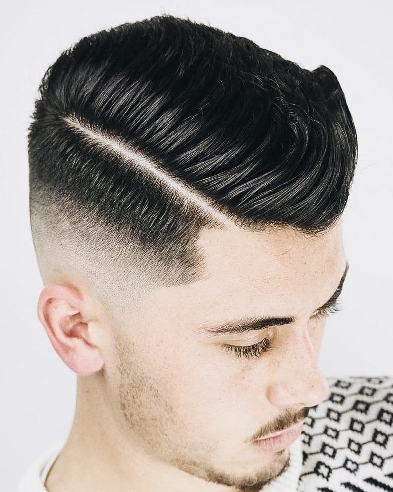 best short haircuts men hard line undercut - Luxe Digital