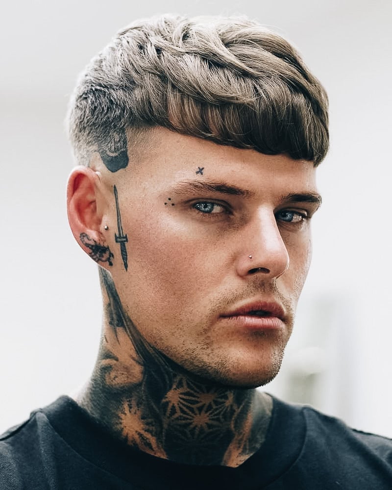 best short haircuts men modern bowl cut - Luxe Digital