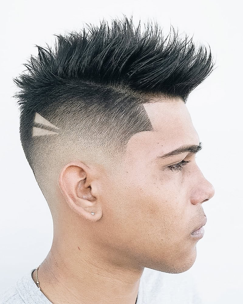 best short haircuts men modern mohawk - Luxe Digital