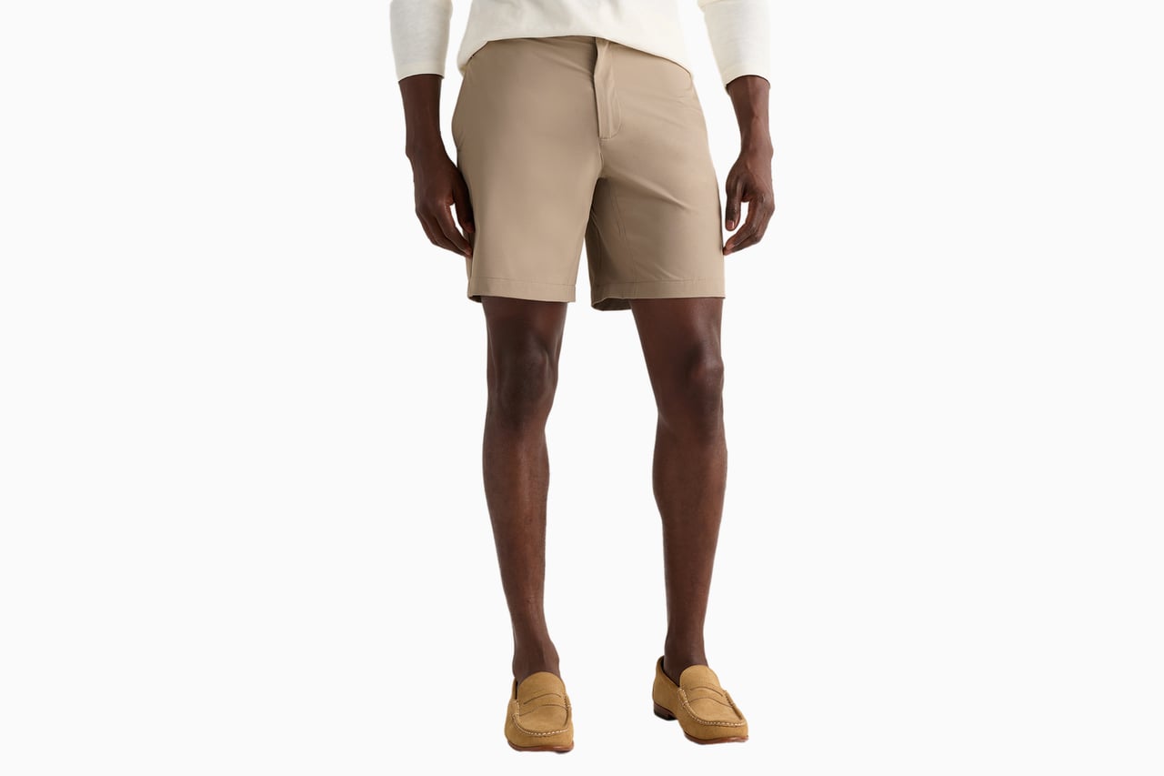 best shorts men quince all day hybrid shorts review - Luxe Digital