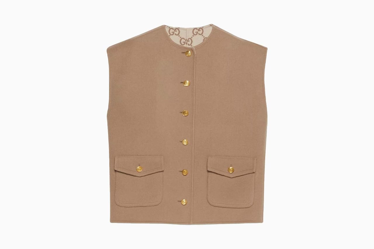 best suit vests women gucci reversible gg wool vest review - Luxe Digital