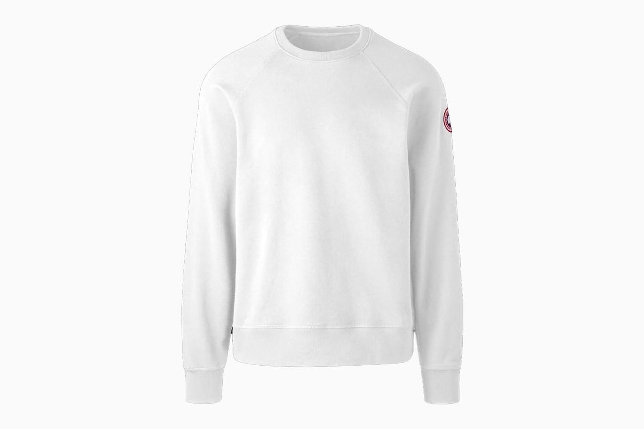 best sweaters men canada goose huron crewneck sweater review - Luxe Digital