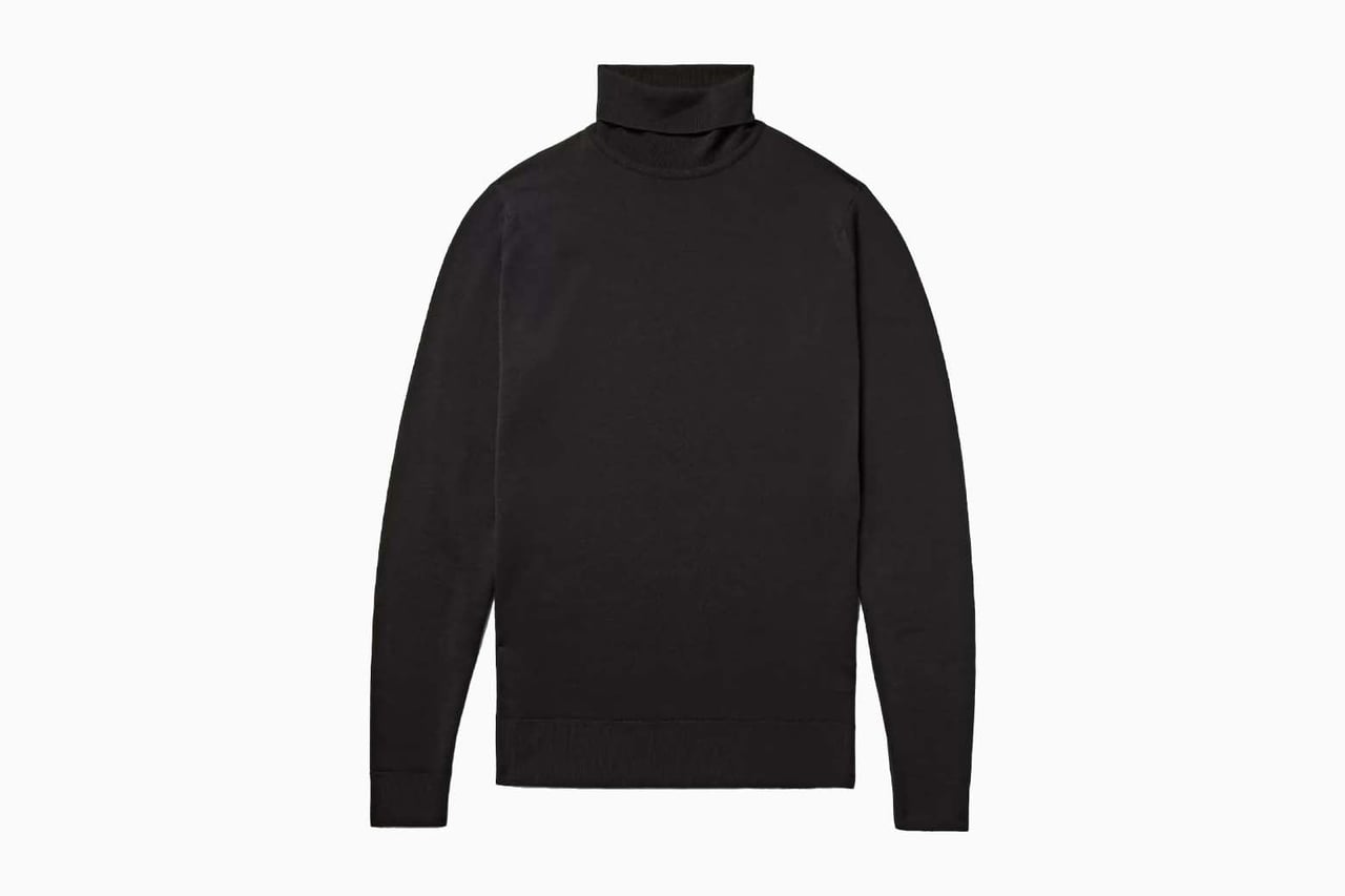 best sweaters men john smedley cherwell merino wool rollneck sweater review - Luxe Digital