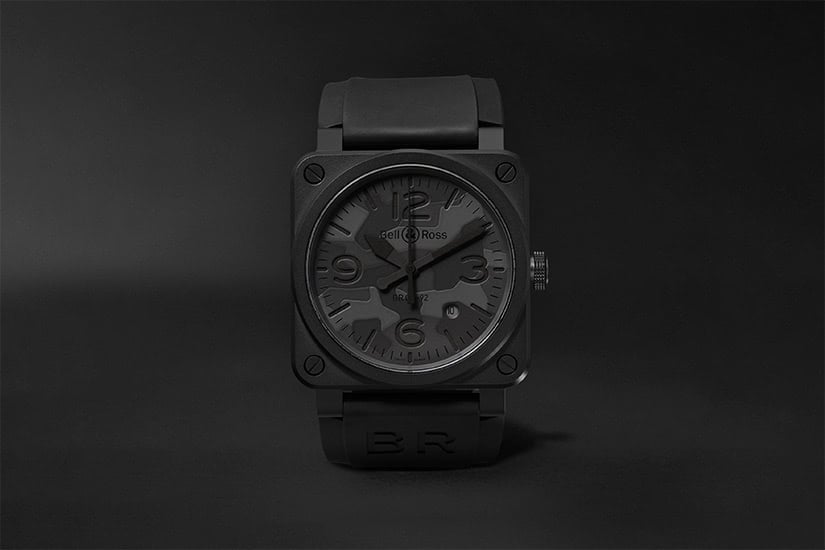 best tactical watches military bell ross black camo - Luxe Digital