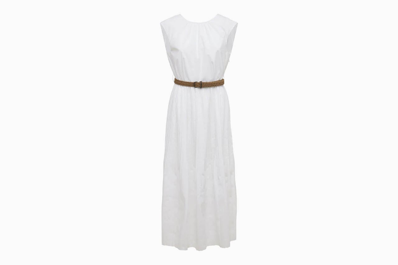 best white dresses women brunello cucinelli review - Luxe Digital