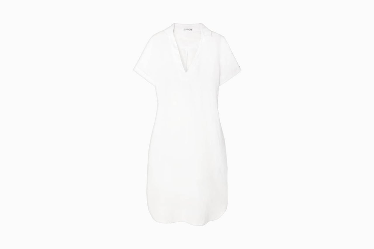 best white dresses women james perse review - Luxe Digital