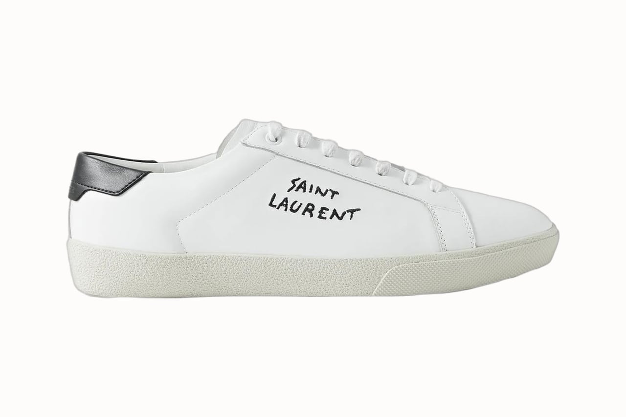 Saint Laurent SL/06 Court Classic white sneaker - Luxe Digital