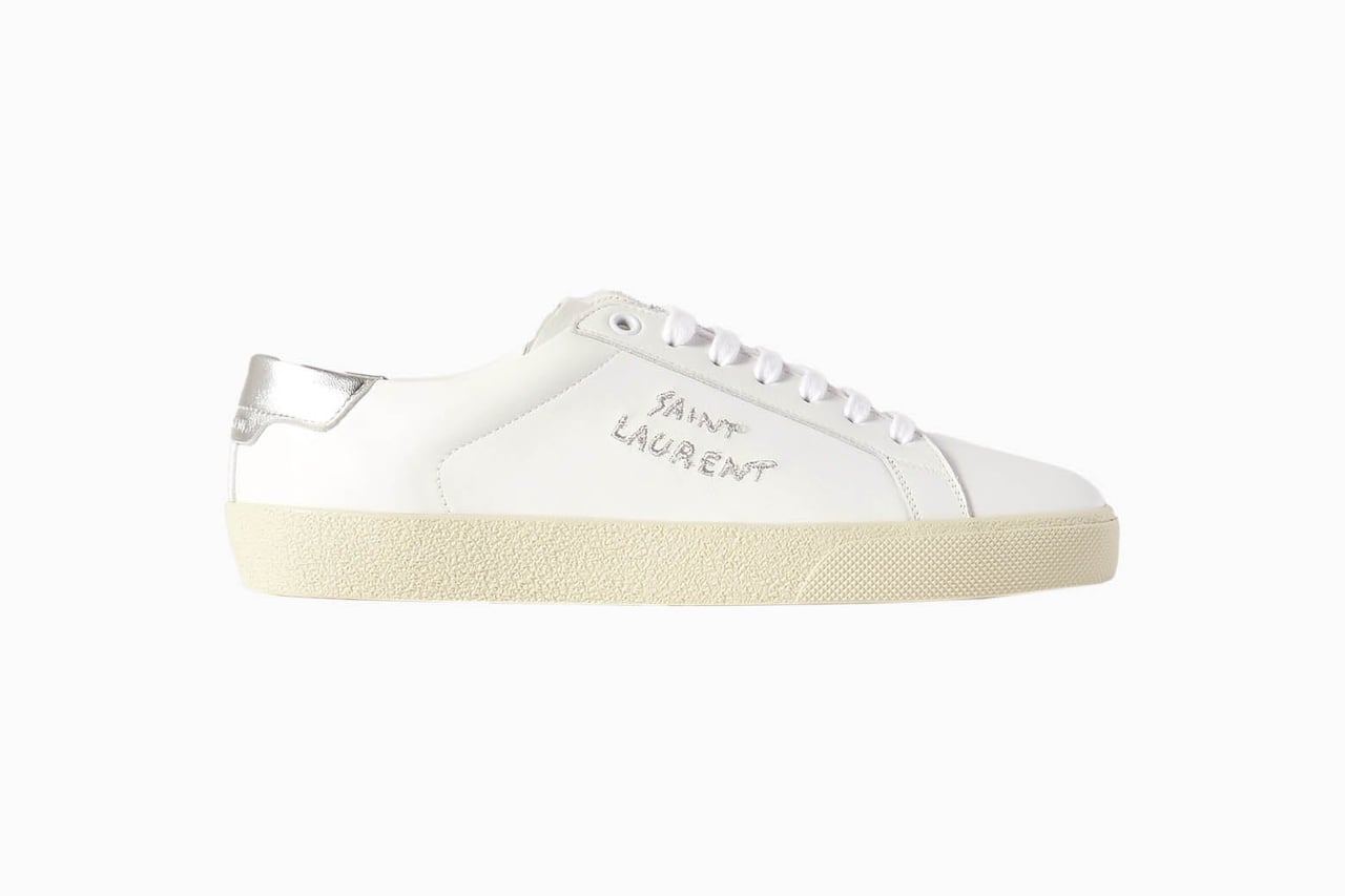 best white sneakers women saint laurent - Luxe Digital
