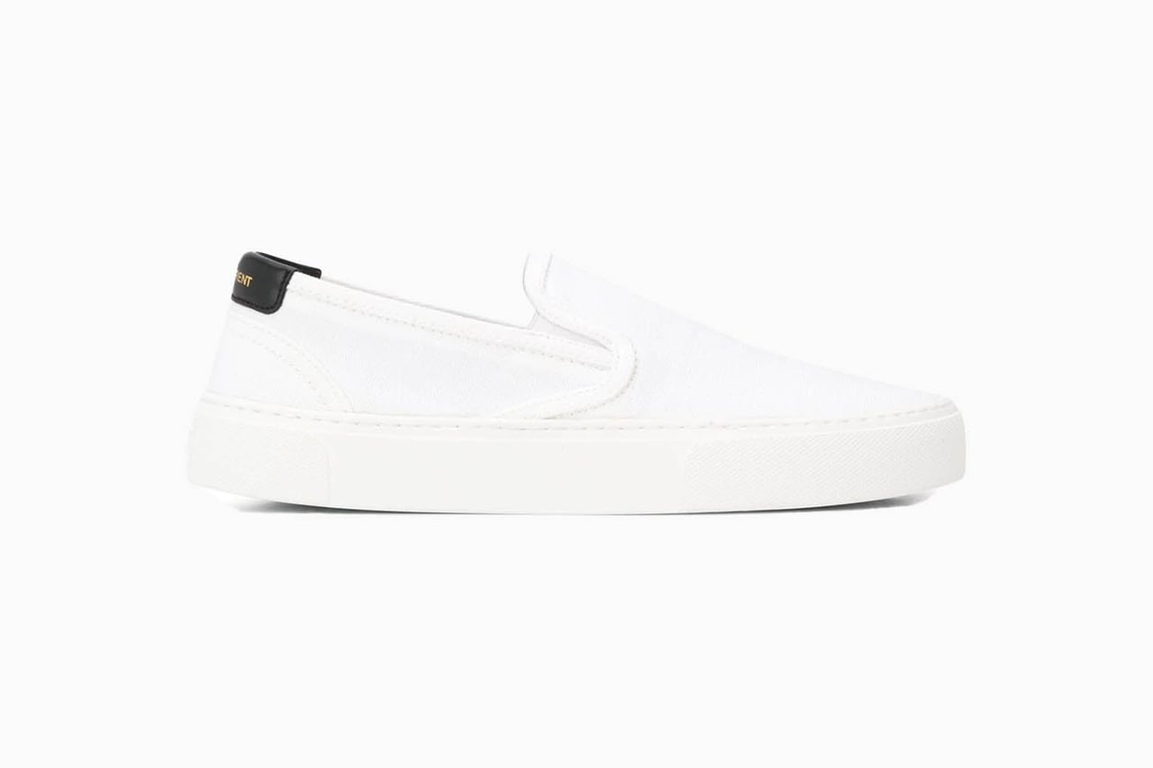 best white sneakers women saint laurent venice - Luxe Digital