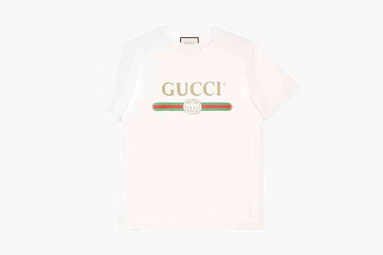 best white t shirt women gucci - Luxe Digital