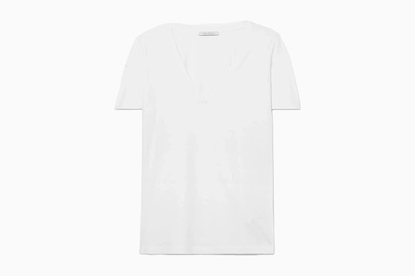 best white t-shirt women ninety percent ruby tee luxe digital
