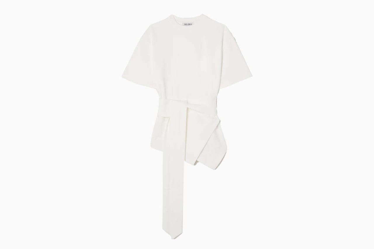 best white t shirt women the attico - Luxe Digital
