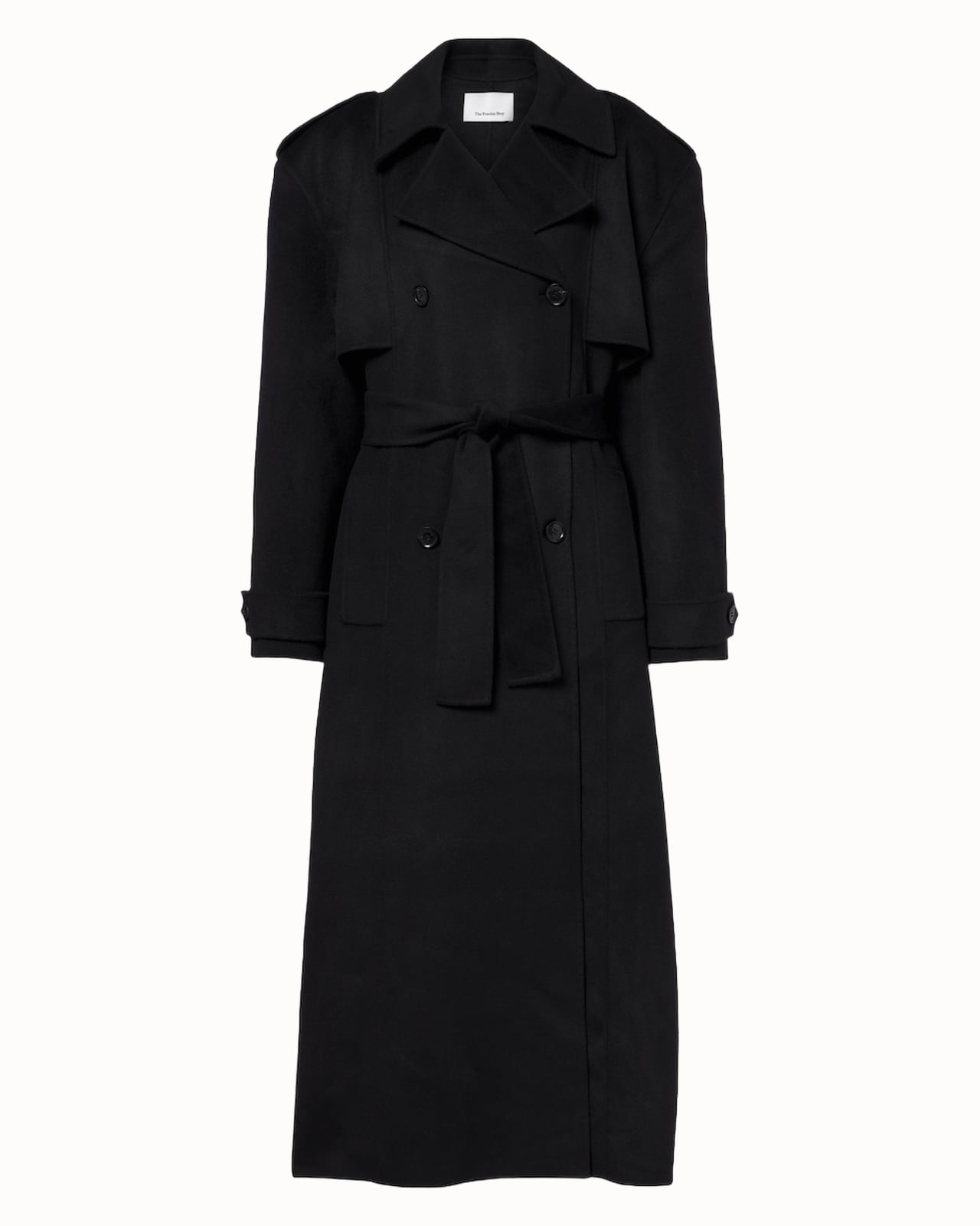 best winter coats women the frankie shop nikola padded wool and cashmere trench coat - Luxe Digital