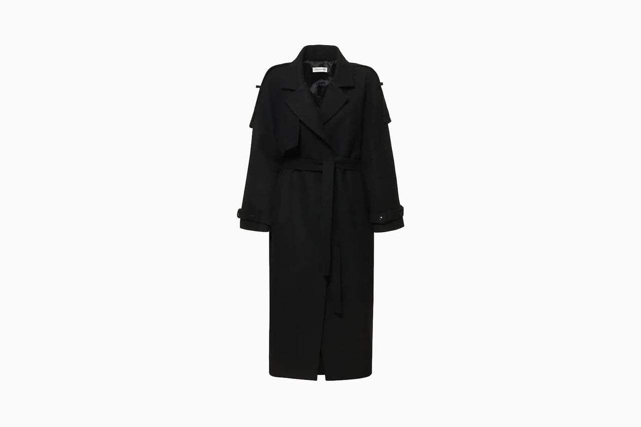 best winter coats women the frankie shop wool trench coat luxe digital