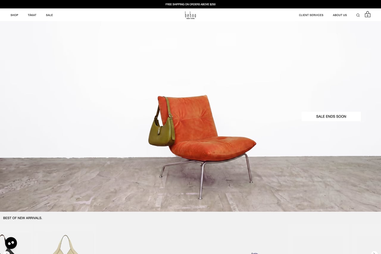 Behno homepage