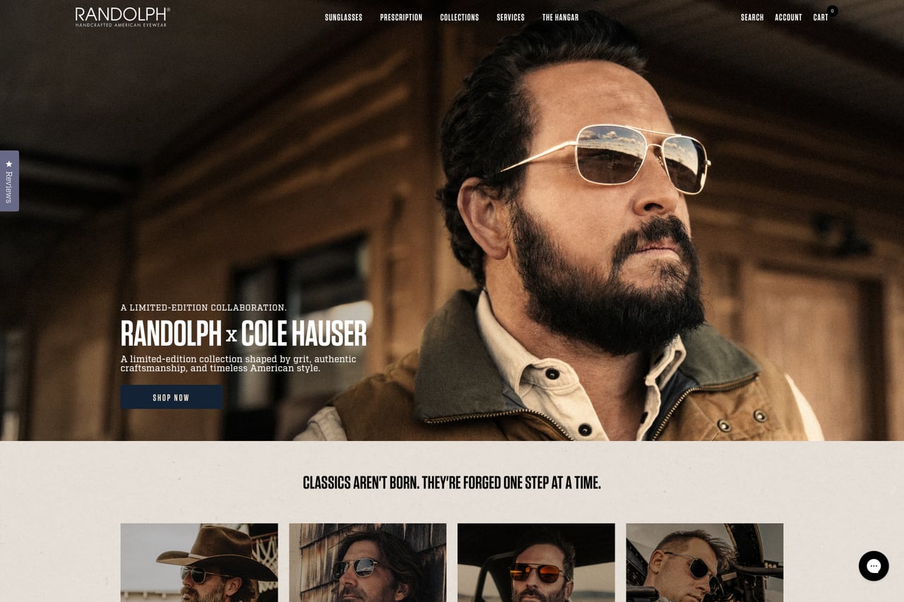 Randolph USA homepage