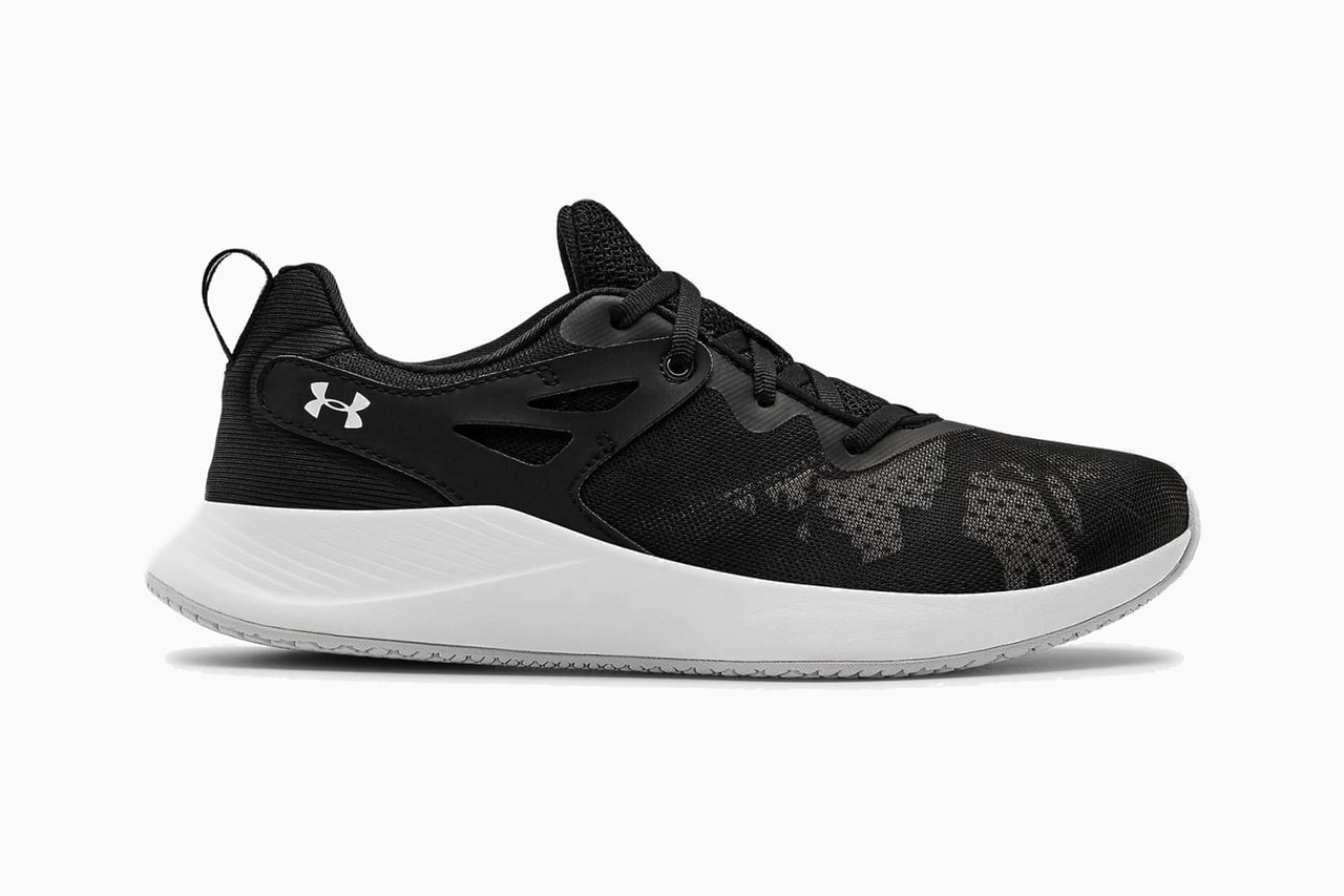 best women walking shoes under armour charged breathe TR 2+ sneakers - Luxe Digital