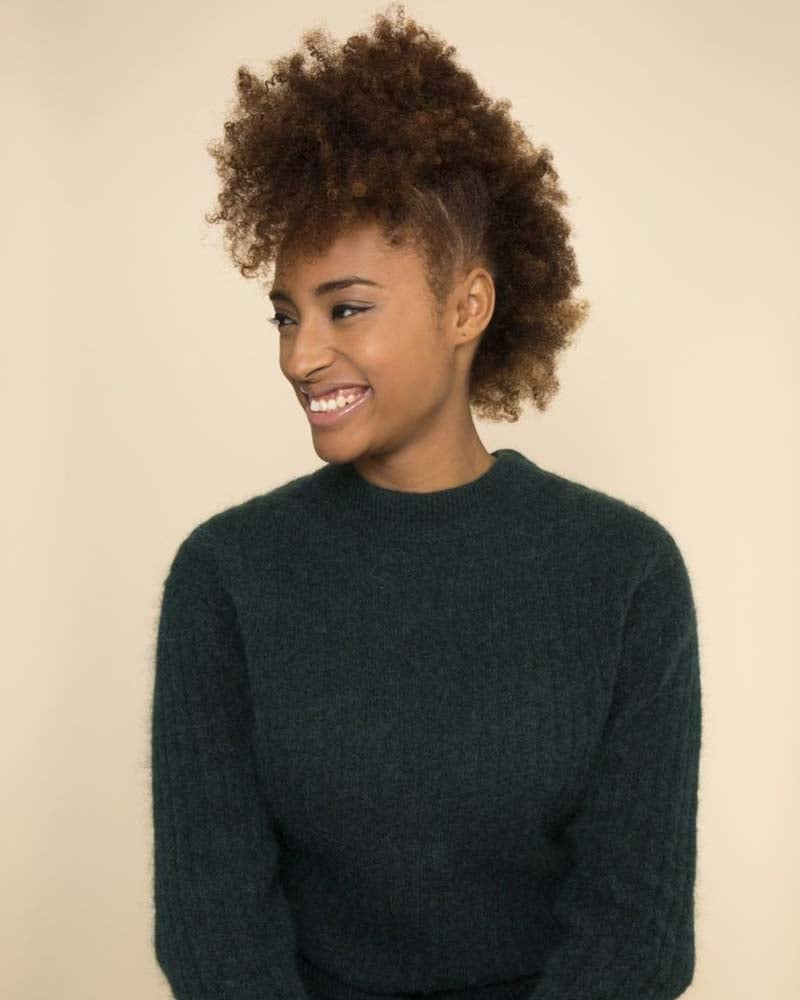 black girls hairstyles frohawk - Luxe Digital
