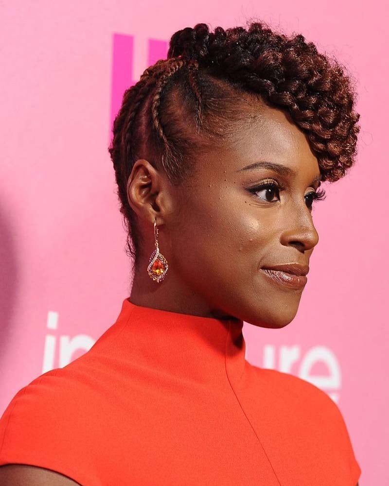 black girls hairstyles twists and curls updo - Luxe Digital