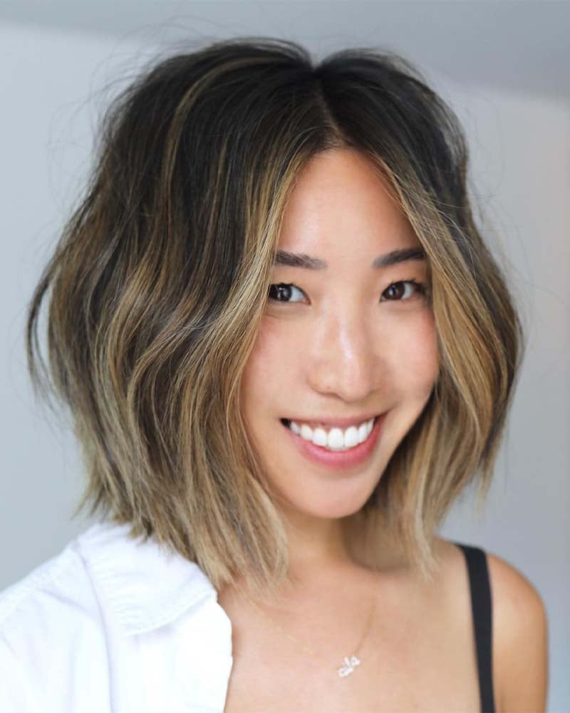 black hair highlights short black hair with highlights - Luxe Digital