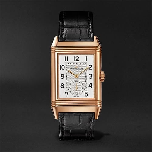 black tie men watch Jaeger LeCoultre - Luxe Digital