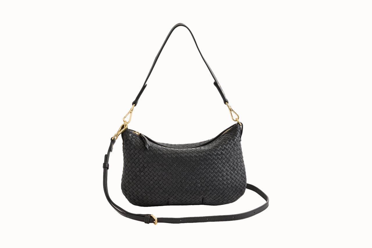 Quince Sloane handwoven mini shoulder bag - Luxe Digital