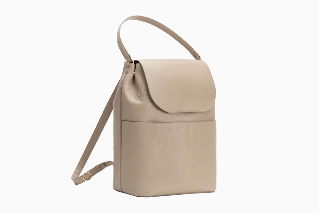 Cuyana Leather Backpack