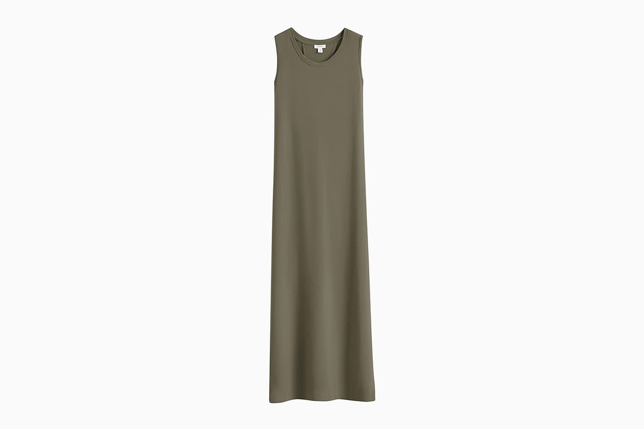 Cuyana Drape-Back Dress