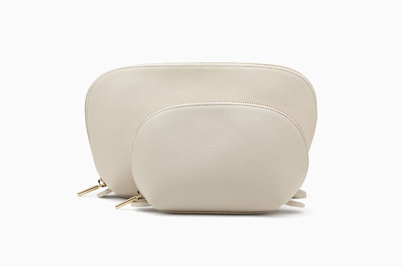 Cuyana Leather Travel Case Set