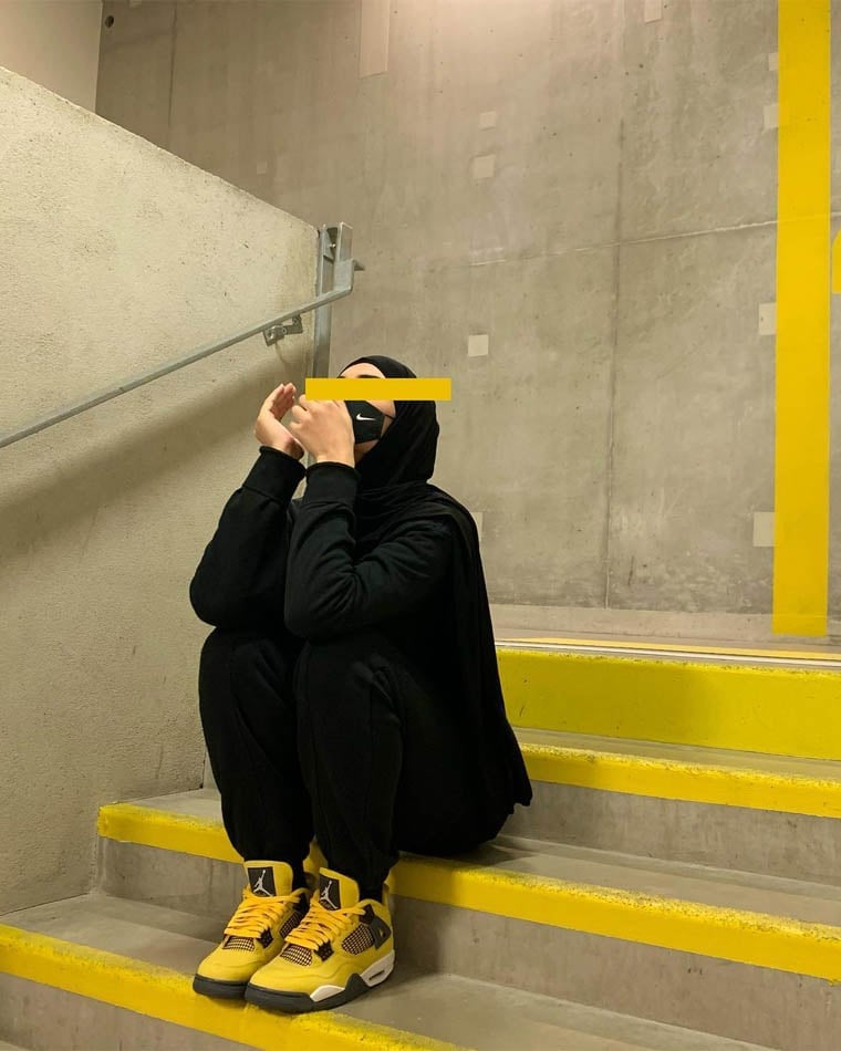 jordan 4 lookbook on feet lilaahsn - Luxe Digital