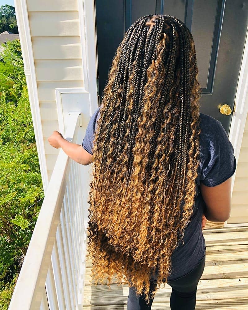 knotless braids women bohemian knotless braids Luxe Digital