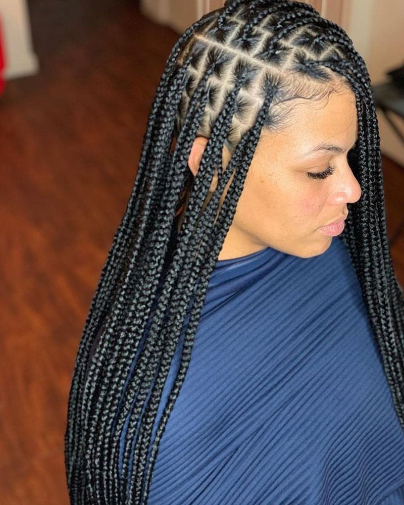 knotless braids women knotless box braids Luxe Digital