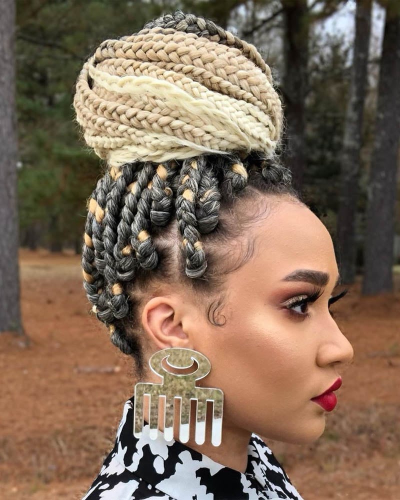 knotless braids women knotless braids in a bun cornrows Luxe Digital