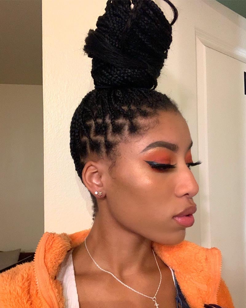 knotless braids women knotless braids in a bun cornrows Luxe Digital