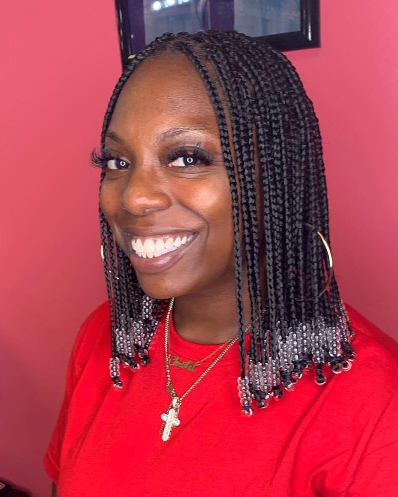 knotless braids women knotless braids with beads Luxe Digital